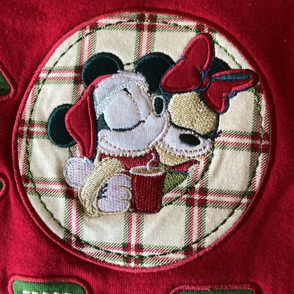 NWT Disney Parks Boxy Holiday Sweatshirt - Picture 3 of 12